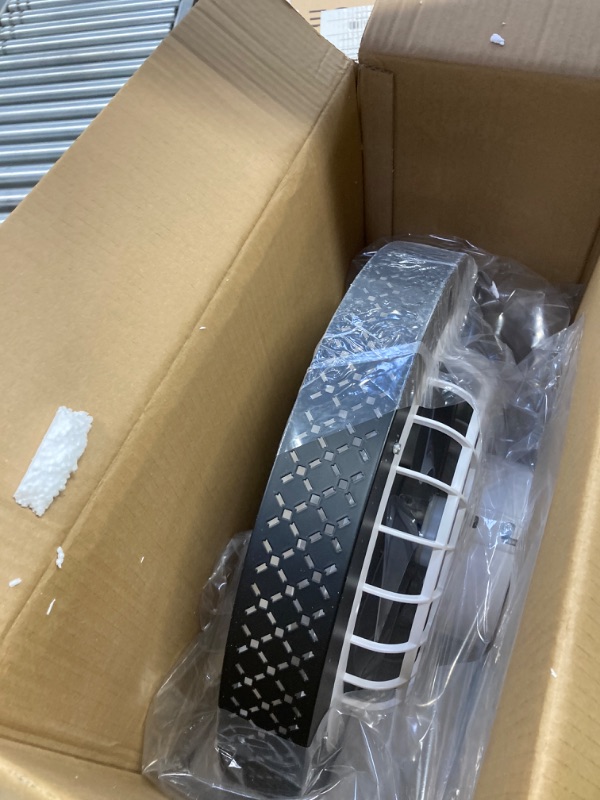 Photo 1 of BLITZWILL 20 in Round Ceiling Fans with Lights, Dimmable Color Temperature and 6 Speeds, Remote & APP Control, Flush Mount Bladeless Reversible Motor, Black