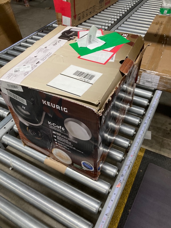 Photo 1 of ****USED/MISSING PARTS****Keurig K-Cafe Single Serve K-Cup Coffee Maker, Latte Maker and Cappuccino Maker, Dark Charcoal
