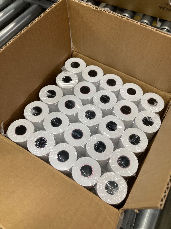 Photo 2 of (50 Rolls) 2 1/4 x 50 Thermal Paper Rolls, BPA Free Thermal Receipt Paper Rolls, 2.25 inch Width and 50 ft Longth Per Thermal Paper Receipt Roll