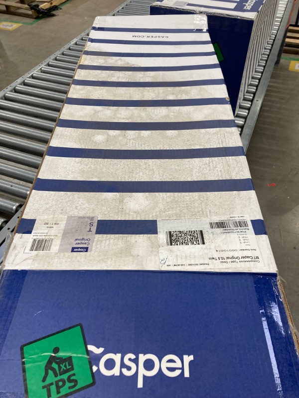 Photo 1 of Casper Sleep Original, Memory Foam Mattress, Twin Size - Medium Firm Bed In A Box with Zoned SupportTM - 100-Night Trial - CertiPUR-US Mattress, Light Grey