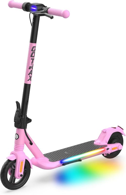 Photo 1 of *See notes*
GOTRAX Comet Foldable Electric Scooter for Kids Ages 6-12, 150W Motor, 10 MPH Max Speed, 7 Mile Range,Pink
