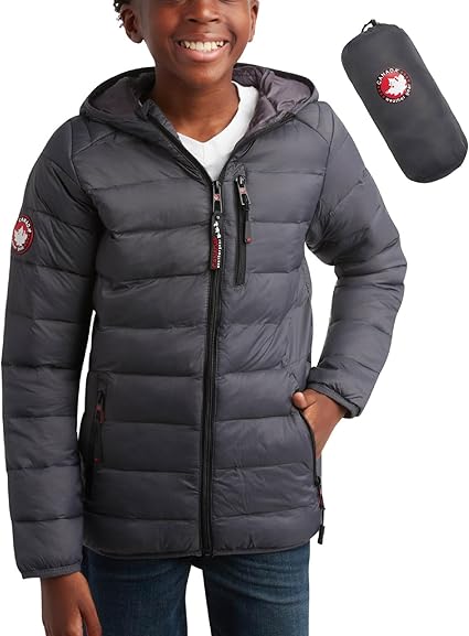 Photo 1 of ==SIMILAR===CANADA WEATHER GEAR Boys' Puffer Jacket - Lightweight Packable Bubble Coat, Water Resistant Outerwear Jackets for Boys (8-20) SIZE L