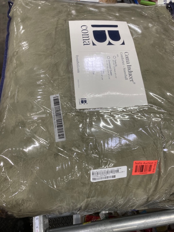 Photo 1 of ==similar==Snowball Chunky Bunny - Coma Inducer® Oversized Comforter Set - Olive Earth