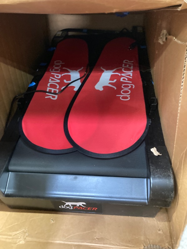 Photo 1 of 91641 LF 3.1 Full Size Dog Pacer Treadmill, Black and Red
