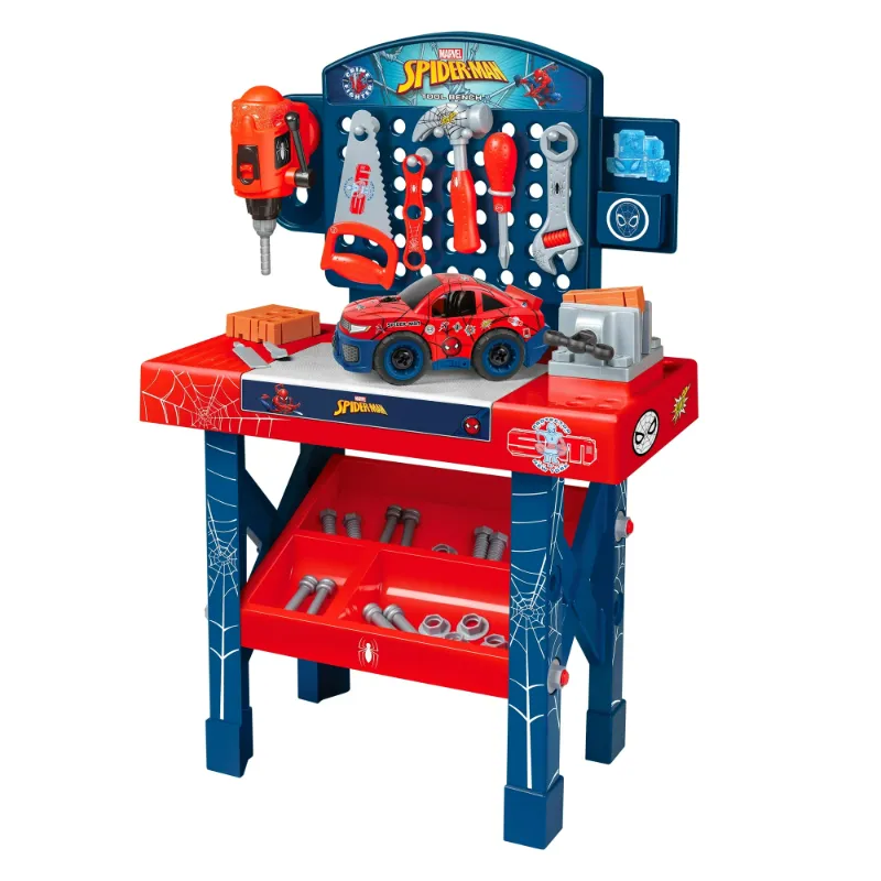 Photo 1 of Spider-Man Tool Bench Playset with Take Apart Car
