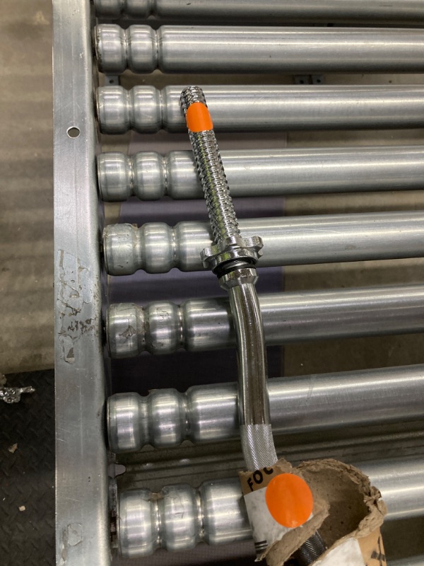 Photo 1 of ARVAKOR Olympic 47" Curl Bar, Barbell Standard Weight Lifting Bar Threaded Non-slip, 440-Pound Capacity, Silver