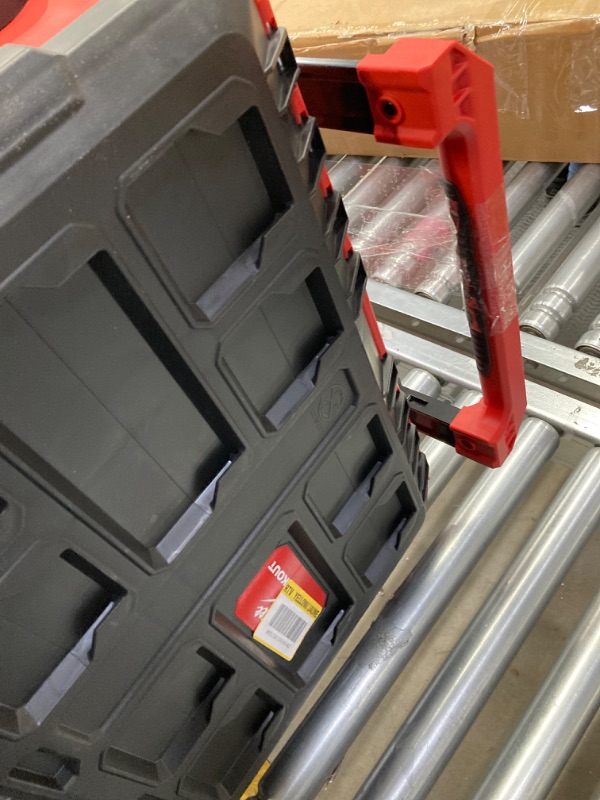 Photo 1 of Milwaukee PACKOUT 22 in. Rolling Tool Box, 22 in. Large Tool Box and 22 in. Medium Tool Box ProSystem Low Profile Handle 48-22-8401