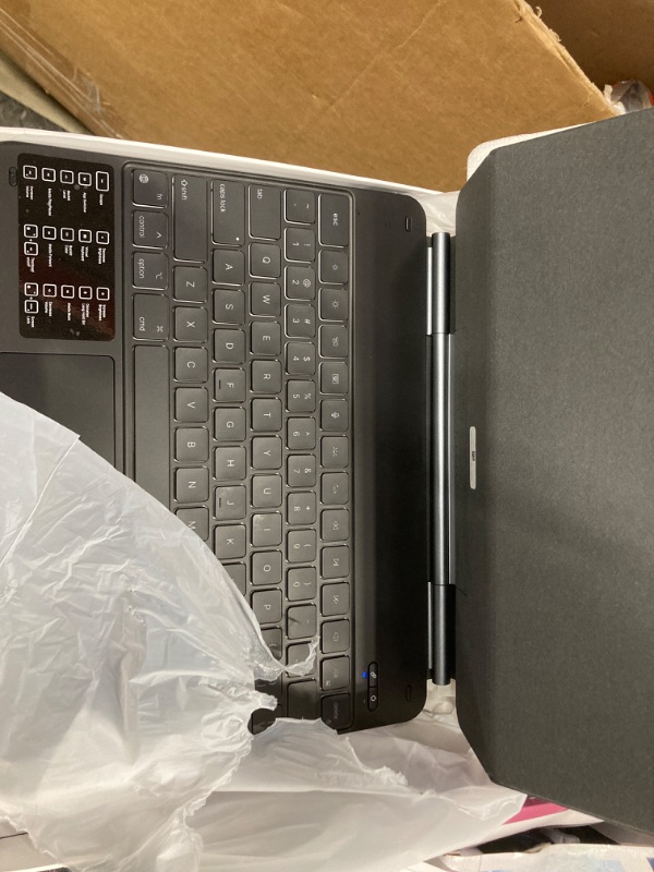 Photo 1 of typecase Keyboard Case for 2024 iPad Air 13 and iPad Pro 12.9 (6th, 5th, 4th, 3rd Gen),Magic Keyboard for iPad Pro 12.9, Magnetic Keyboard Case with Multi-Touch Trackpad, 11 Colors Backlight,Black