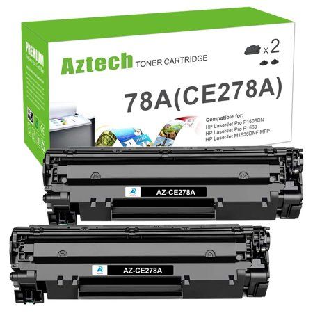 Photo 1 of 78a Toner Cartridge Compatible for HP 78A CE278A 278A 1606dn HP Laserjet M1536dnf MFP 1536dnf Pro P1606 P1566 P1560 M1536 Print Ink (Black | 2-Pack CE
