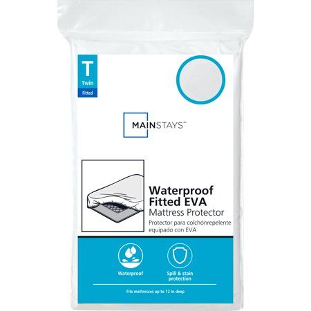 Photo 1 of Mainstays Waterproof EVA Fitted Mattress Protector Queen
