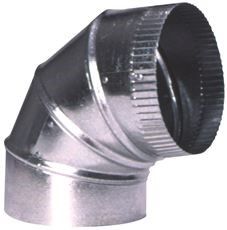 Photo 1 of 4 in. 26-Gauge 90-Degree Adjustable Elbow
