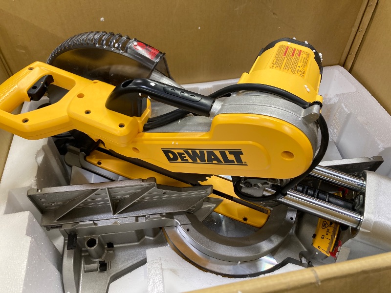 Photo 1 of DEWALT Sliding Compound Miter Saw, 12-Inch (DWS779)