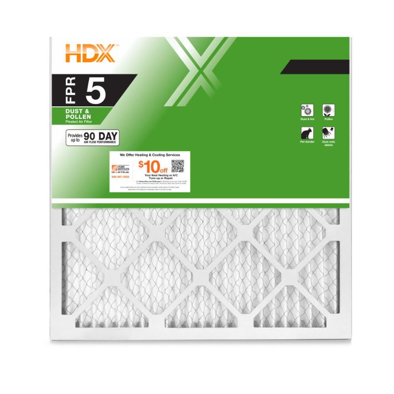 Photo 1 of 10 in. X 10 in. X 1 in. Standard Pleated Air Filter FPR 5, MERV 8
