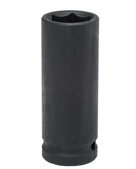 Photo 1 of 1/2 in. Drive 19 mm 6-Point Deep Impact Socket
