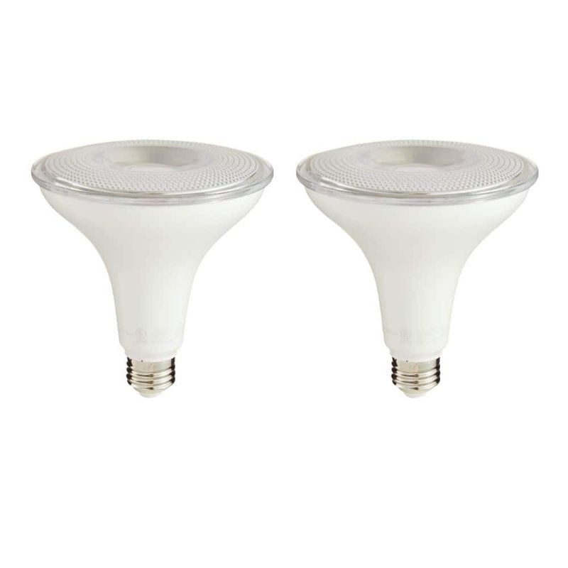 Photo 1 of 150-Watt Equivalent PAR38 Flood Light Energy Star Dimmable CEC LED Light 3000K Bulb Bright White (2-Pack)
