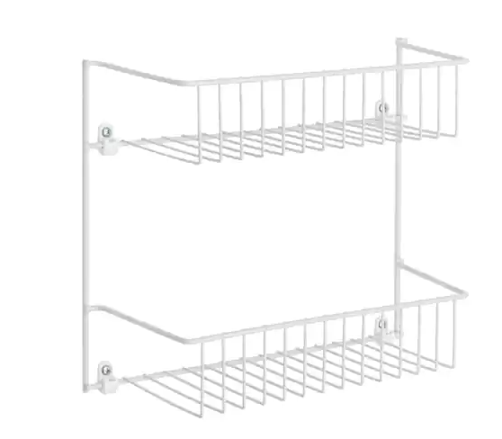 Photo 1 of 2-Tier Rack Wire Shelf (12.5 in. W x 10.5 in. H X 5 in. D)

