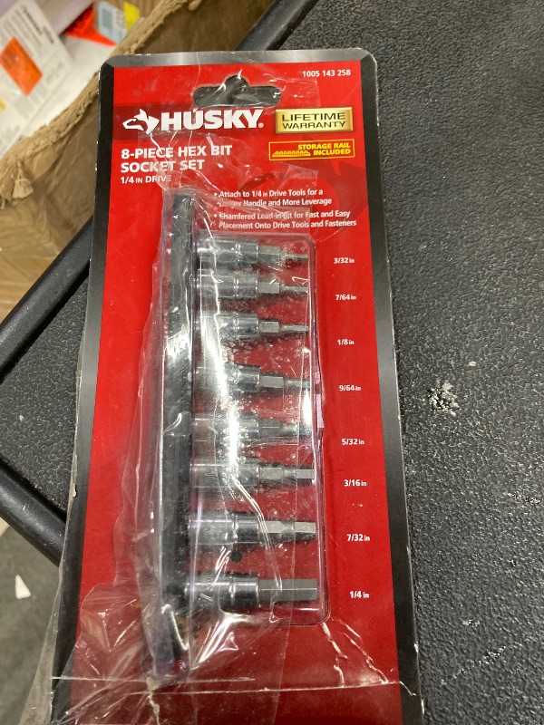 Photo 1 of 1/4 in. Drive SAE Hex Bit Socket Set (8-Piece)
