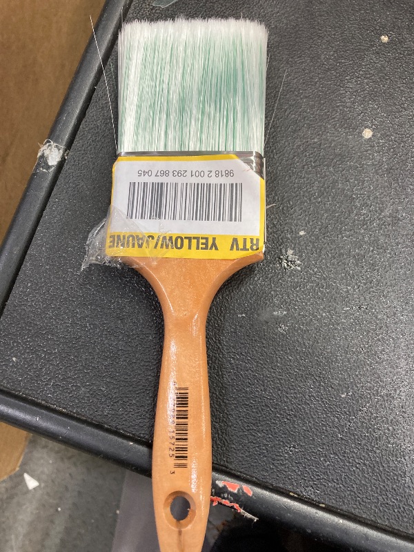 Photo 1 of Better 3 in. Polyester Flat Cut General Purpose Paint Brush
