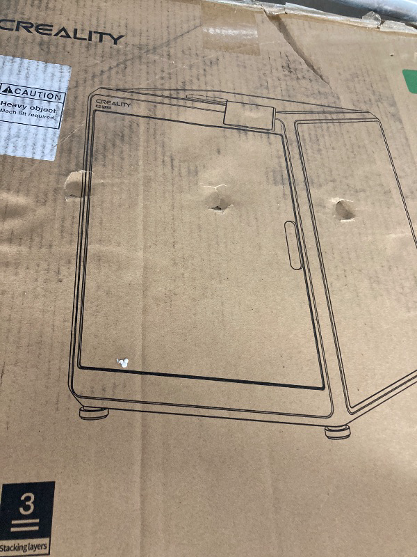 Photo 1 of Creality K2 Plus 3D Printer, Support Multi Color Printing Needs CFS, Max 600mm/s Fast Printing, Dual AI Cameras, Full-auto Leveling, Ready-to-Use FDM 3D Printers, Large Build Volume 350x350x350mm