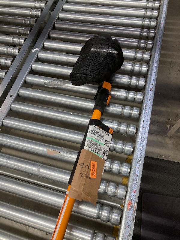 Photo 1 of Fiskars Extendable Fruit Picker Tool - 7'-12' Extendable Handle - Fruit Harvester Tool - Yard and Garden Tools - Black/Orange