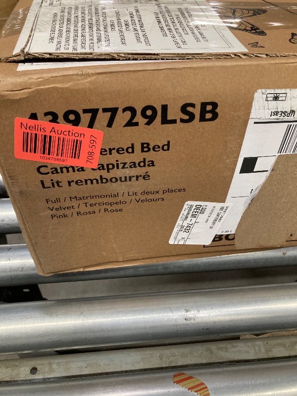 Photo 1 of Full Size Bed Frame, Pink