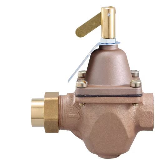 Photo 1 of 1/2 in. Cast-Brass FIP x Sweat Water Pressure Regulator