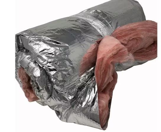 Photo 1 of 4 in. Dia x 5 ft. Length Ductwork Insulation Sleeve - R-6
20