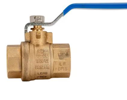 Photo 1 of 3/4 in. x 3/4 in. Brass IPS Heavy Duty Full Port Ball Valve