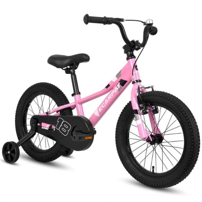 Photo 1 of 18 inch Kids Bike for 6-9 Years Boys and Girls ,Child Bicycles , Front V Brake, Rear Holding Brake, Pink. ***(MAY VARY SLIGHTLY FROM STOCK PHOTO, DOES NOT HAVE TRAINING WHEELS )***