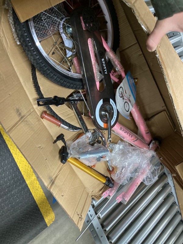 Photo 2 of 18 inch Kids Bike for 6-9 Years Boys and Girls ,Child Bicycles , Front V Brake, Rear Holding Brake, Pink. ***(MAY VARY SLIGHTLY FROM STOCK PHOTO, DOES NOT HAVE TRAINING WHEELS )***