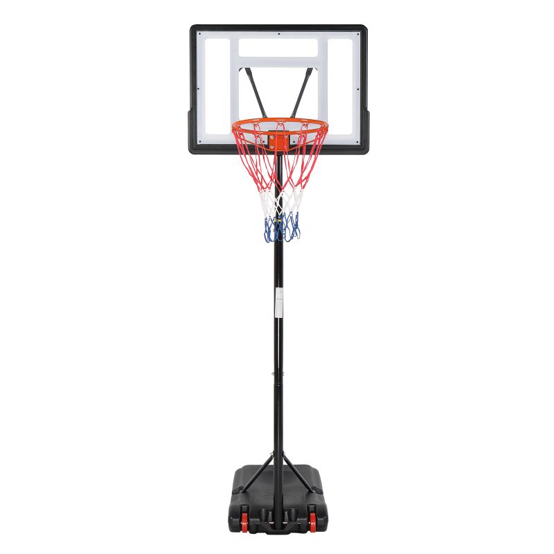 Photo 1 of **see notes**
Ktaxon 33 In. Portable Basketball Hoop Stand, 6.5-8 ft Adjustable Basketball Goal System, with PVC Backboard Indoor/Outdoor