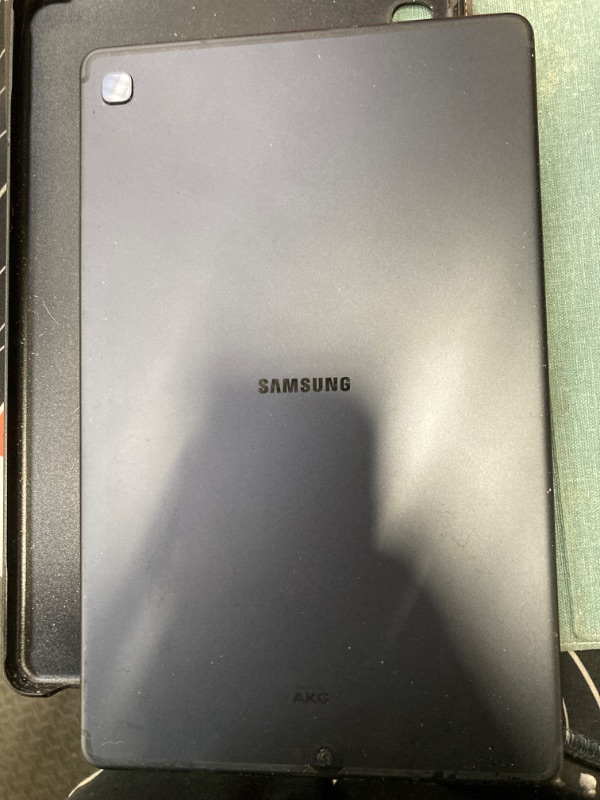 Photo 3 of ***CRACKED SCREEN, NO PEN***  Samsung Galaxy Tab S6 Lite w/S Pen (64GB, 4GB) 10.4’’, Face Unlock, Octa-Core Exynos 9610, 7040mAh Battery Wi-Fi Tablet SM-P610 - US Model (Book Cover + 64GB SD Bundle, Oxford Gray) (Renewed) COMES WITH CASE
