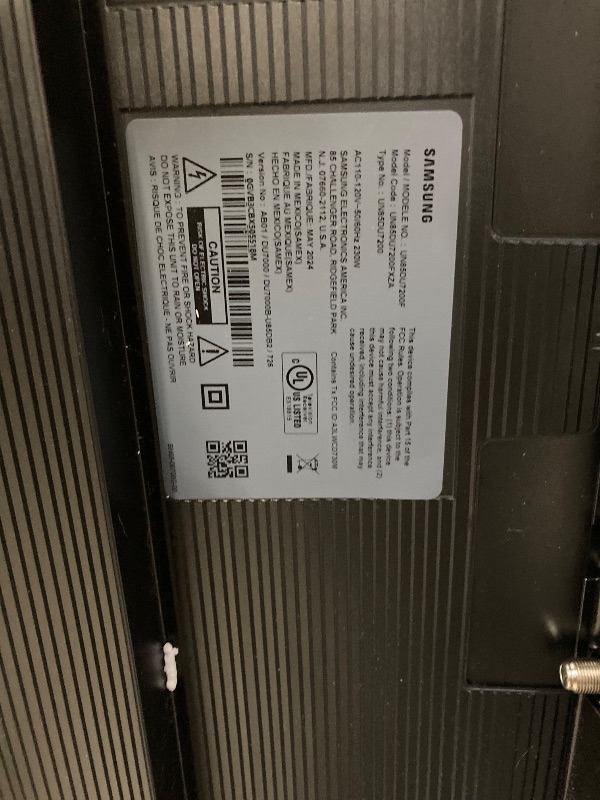 Photo 1 of SAMSUNG 85-Inch Class Crystal UHD 4K DU7200 Series HDR Smart TV w/Object Tracking Sound Lite, PurColor, Motion Xcelerator, Mega Contrast, Q-Symphony (UN85DU7200, 2024 Model)