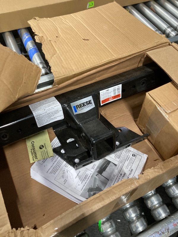 Photo 1 of Reese 37152 Class IV Custom-Fit Hitch with 2" Square Receiver opening, includes Hitch Plug Cover , Black