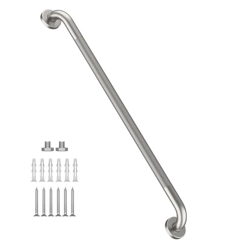 Photo 1 of 36 Inch Shower Grab Bar, ZUEXT Stainless Steel Bathroom Grab Bar,Bathroom Balance Bar,Safety Handrail Support,Handicap Injury Elderly Senior Assist Bath Handle
