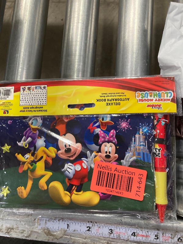 Photo 1 of Disney 85231 Mickey and Friends Deluxe Autograph Book with Pen