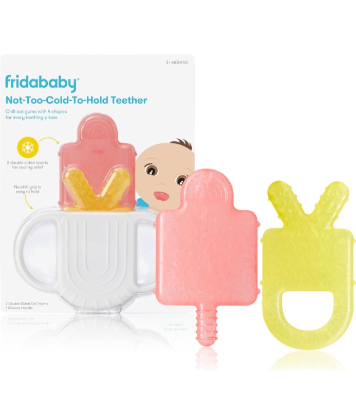 Photo 1 of 
Frida Baby Teething Relief Not-Too-Cold-to-Hold Baby Teether BPA-Free Silicone Teething
Baby Stocking Stuffers
