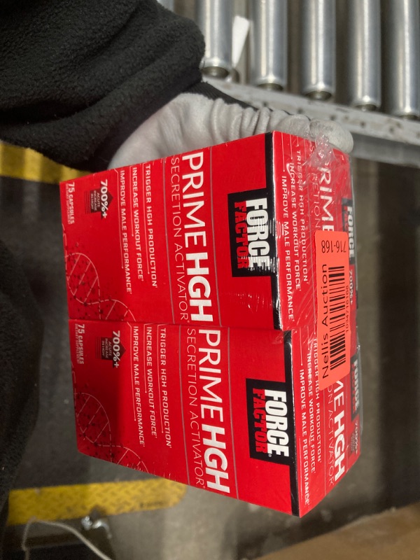 Photo 1 of Force Factor Prime HGH Secretion Activator, 2-Pack, HGH Supplement for Men with AlphaSize to Help Trigger HGH Production, Increase Workout Force, & Improve Performance, 150 Capsules
***USE BY APRIL 2025***