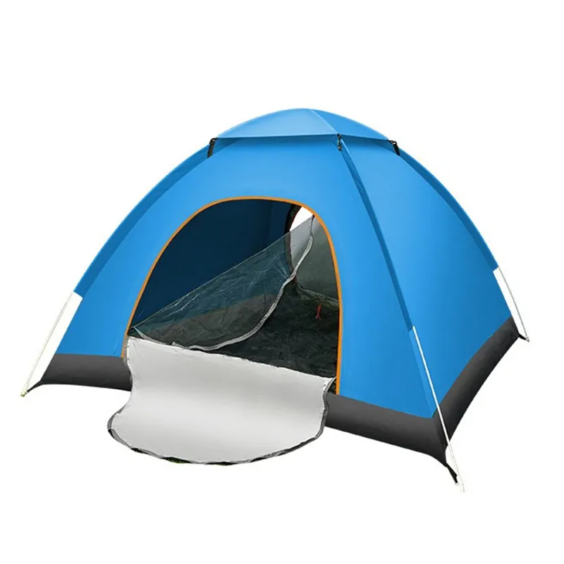 Photo 1 of 2-3 Person Instant Pop Up Lightweight Camping Tent, Outdoor Easy Set Up Automatic Family Travel Tent,Portable Backpacking Ultralight Waterproof Windproof Anti-UV Sun Shelter Tent
