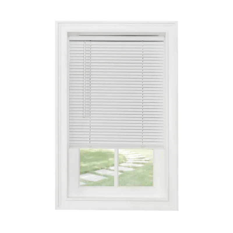 Photo 1 of Achim GII Morningstar Cordless 1" Light Filtering Mini Blind 70" W x 64" L, Pearl White

