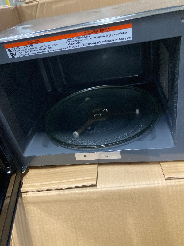 Photo 2 of 1.1 cu. ft. Countertop Microwave Oven in Black


