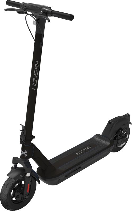 Photo 1 of ***MISSING CHARGER, NO BRAKES***     Hover-1 Pro Series Boss Foldable Electric Scooter with 500W Brushless Motor, 20 mph Max Speed, 10” Honeycomb Tires and 24 Mile Range
