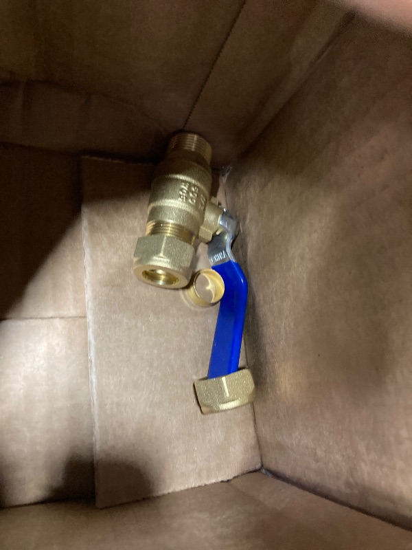 Photo 2 of 1/2 in. Compression x 1/2 in. Compression Brass Full Port Ball Valve Compression
