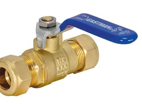 Photo 1 of 1/2 in. Compression x 1/2 in. Compression Brass Full Port Ball Valve Compression
