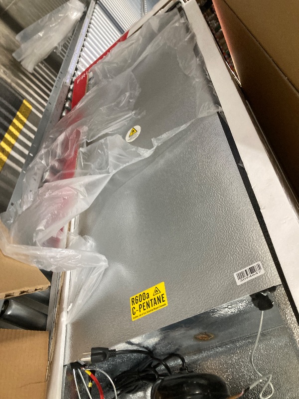 Photo 1 of Frigidaire EFRF696-AMZ Upright Freezer 6.5 cu ft Stainless Platinum Design Series, Silver