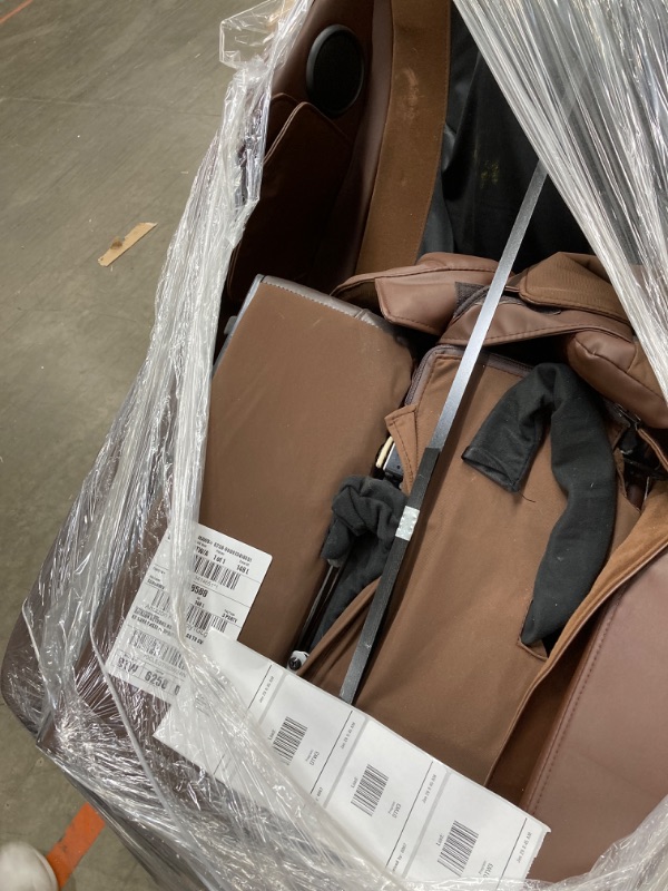 Photo 1 of COMFIER 4D Shiatsu Massage Chair, Full Body Massage Chair Recliner, Zero Gravity Chair Massgaer, Customizable Settings & Heating & Foot Massage brown