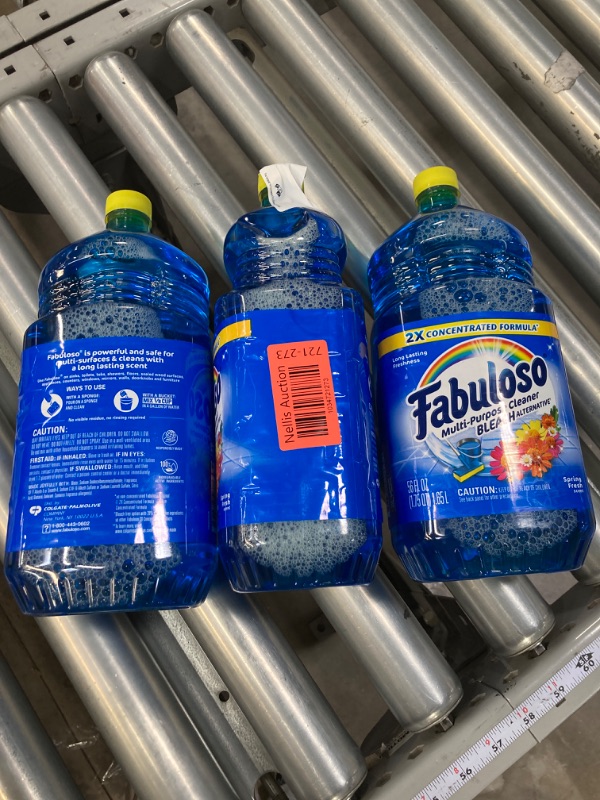 Photo 1 of Fabuloso Multi-Purpose Cleaner, 2X Concentrated Formula, Spring Fresh Scent, 56 oz (3pack)