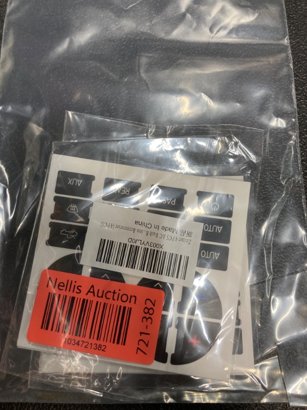 Photo 1 of Ziciner 4 PCS AC Dash Button Repair Kit Decal Stickers, Best for Fixing Ruined Faded A/C Control Buttons, Premium Design Car Dashboard Repair Decals, Universal Car SUV Van Truck Decoration Accessories (2pack)