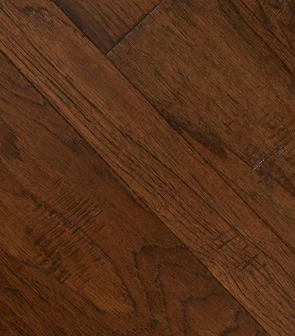 Photo 1 of Barrett Distressed Hickory 3/8 in. T x 3.5 in. W Engineered Click Hardwood Flooring (26.3 sqft/case)
