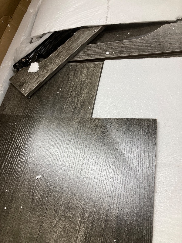 Photo 1 of Hyomdeck 55 Inch Computer Desk with Smart LED Light and Power Outlet, Reversible Office Desk with File Cabinet, Modern Sturdy Writing Table Gaming Desk with Drawers and Keyboard Tray, Black Oak